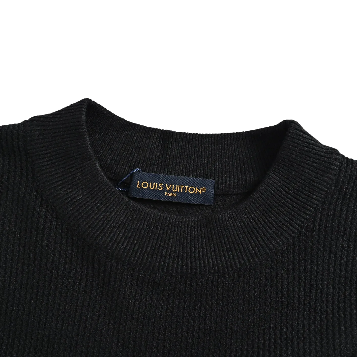 Louis Vuitton/Louis Vuitton checkered fake pocket crewneck sweater
